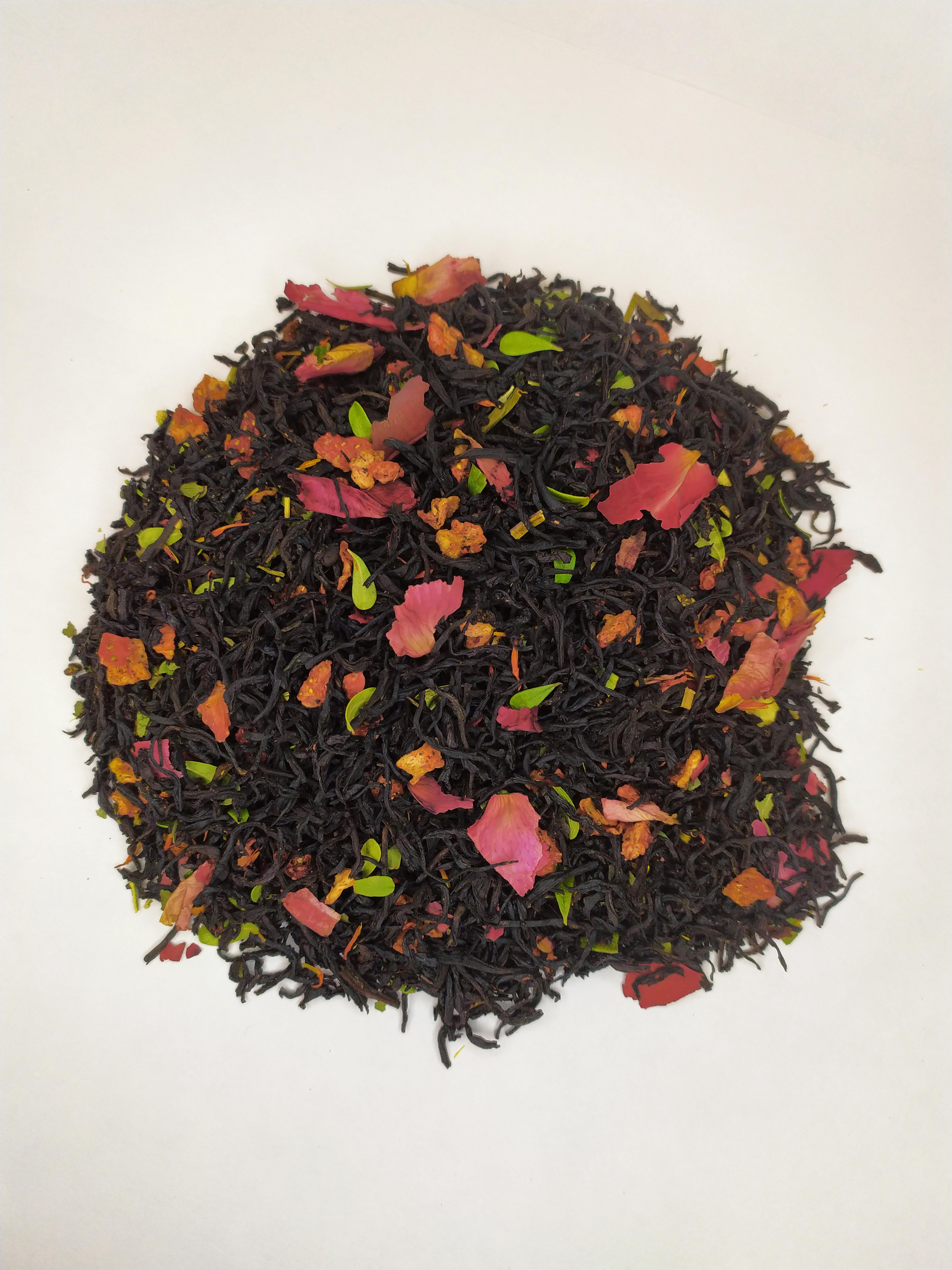картинка Земляника со сливками, 500 гр. Черный ароматизированный чай
