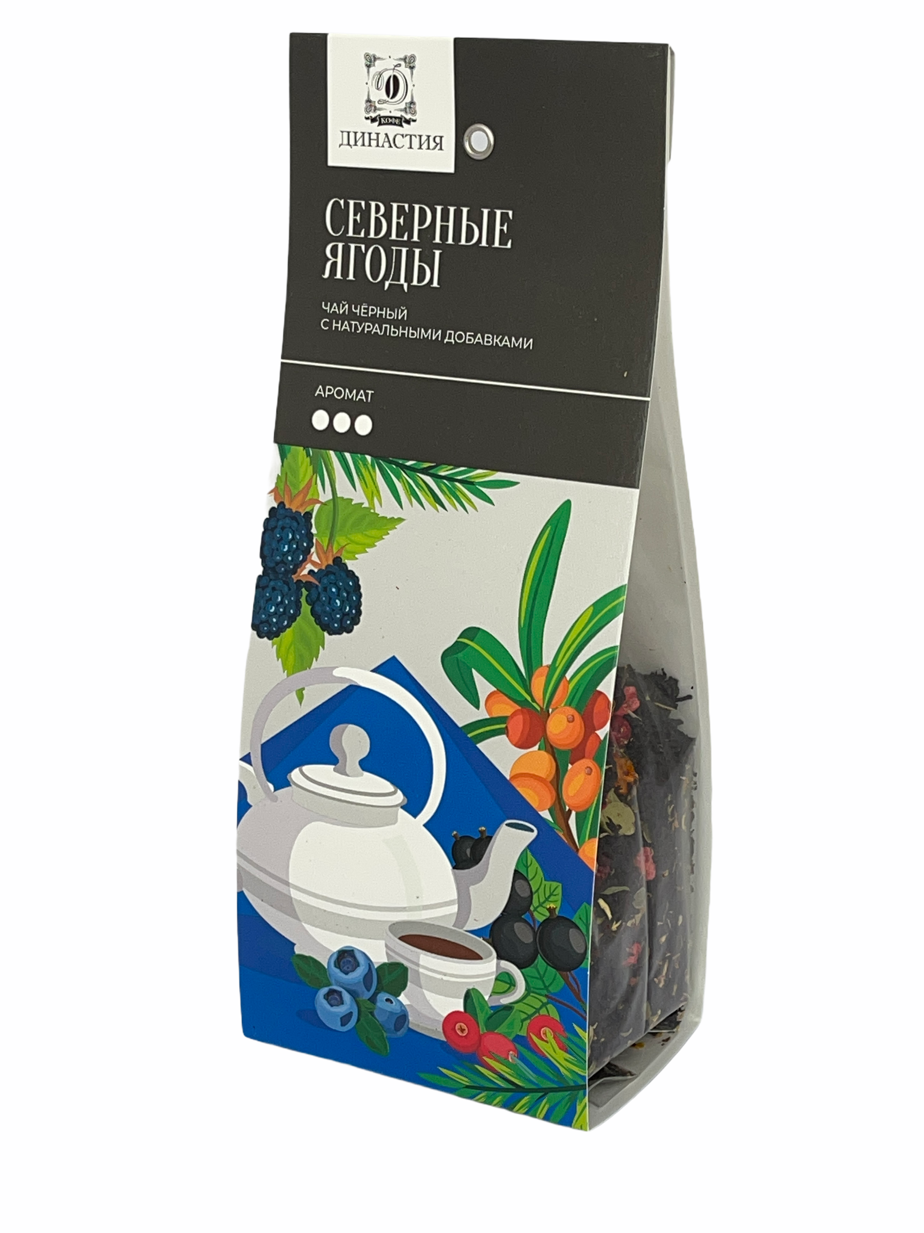 картинка Чай черный ароматизированный "Северные ягоды" 100 г.