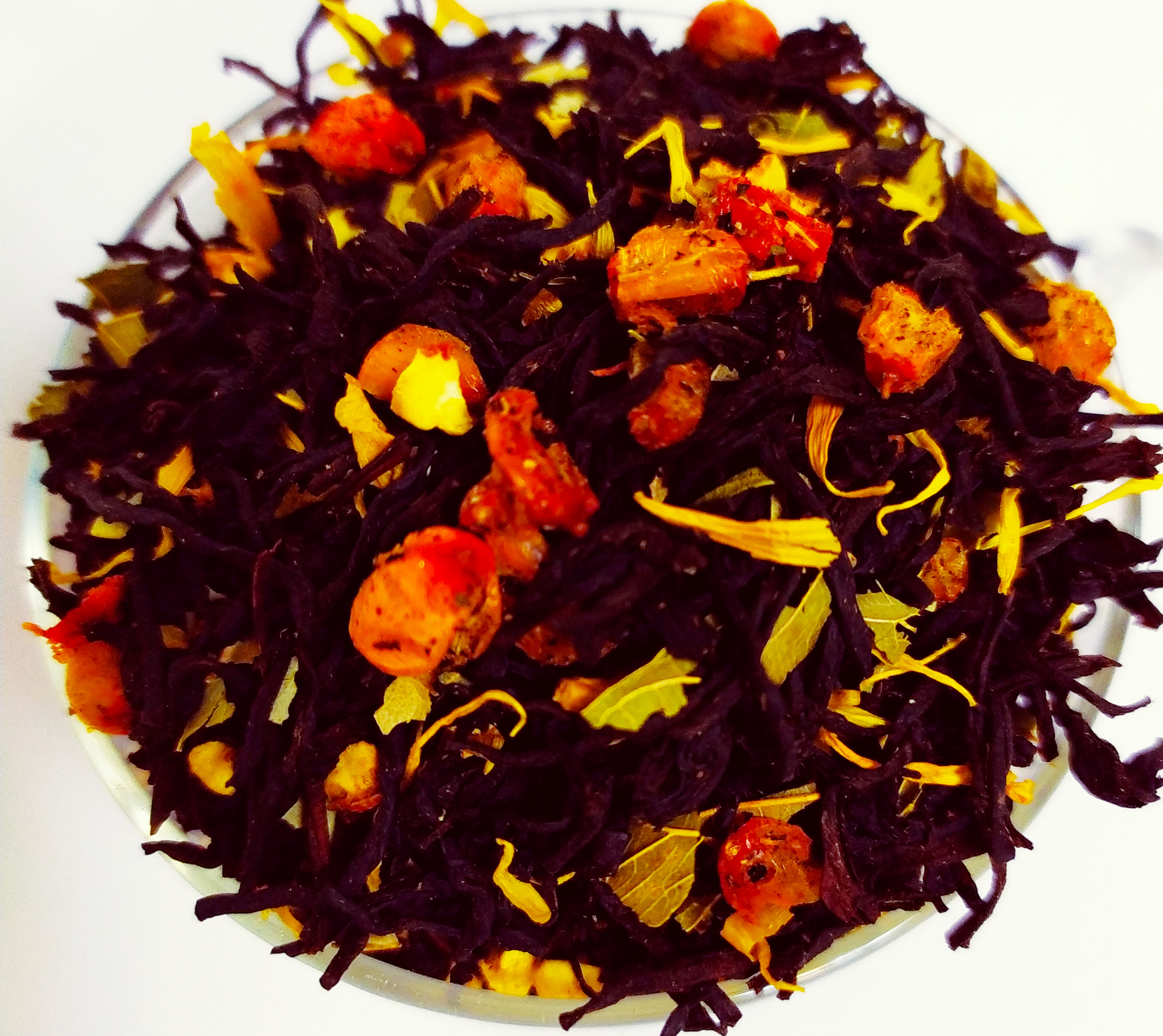 картинка Облепиха, 500 гр. Черный ароматизированный чай